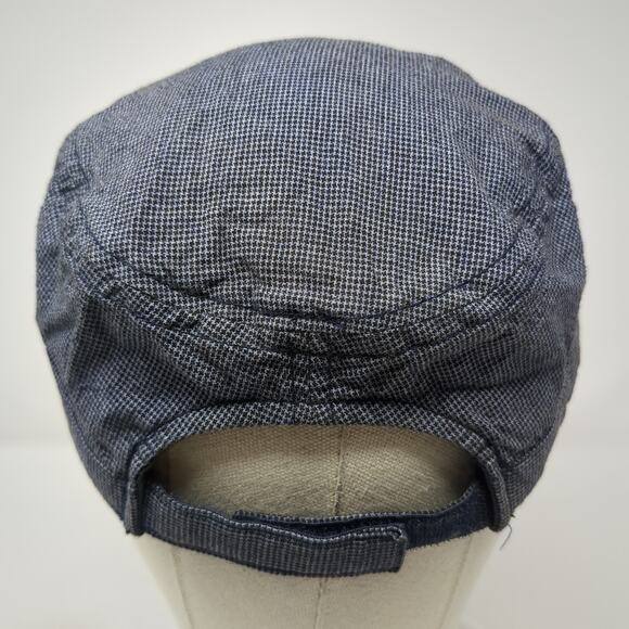 Outdoor Lady Strapback Cadet Army Cap Blue One Size Adjustable Cotton District - Picture 6 of 10